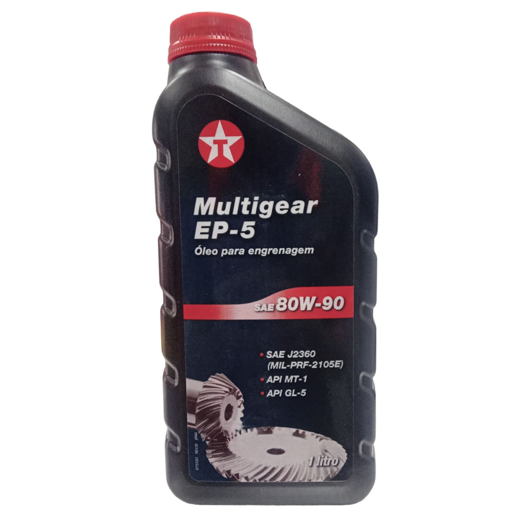 Óleo para Engrenagem SAE 80W90 Multigear EP-G - Texaco SAE J2360 API MT-1 API GL-5 em Oferta na Shopee