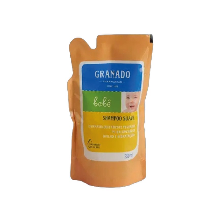 Refil Shampoo Bebê Camomila 250ml Granado em Oferta na Shopee