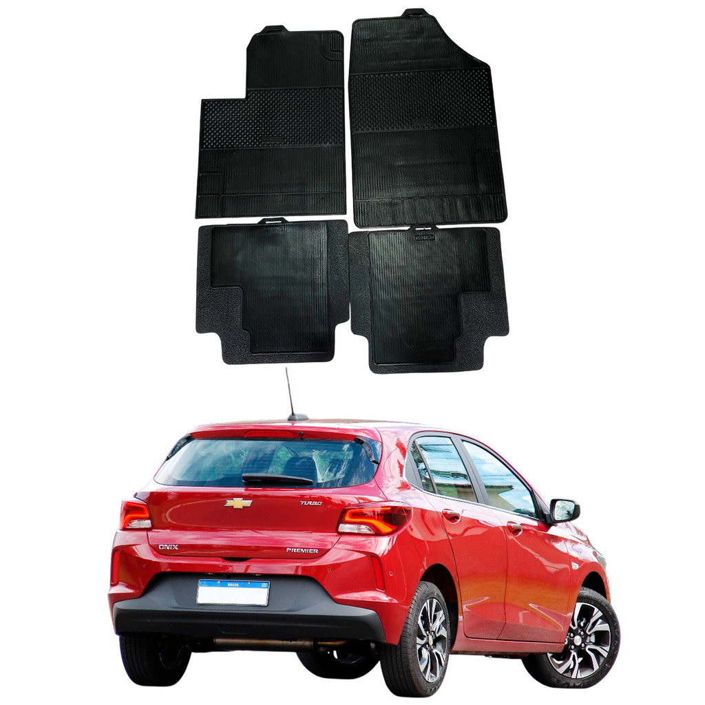 Tapete Gm Onix Plus Hatch 20- Stratus 100% Borracha Borcol