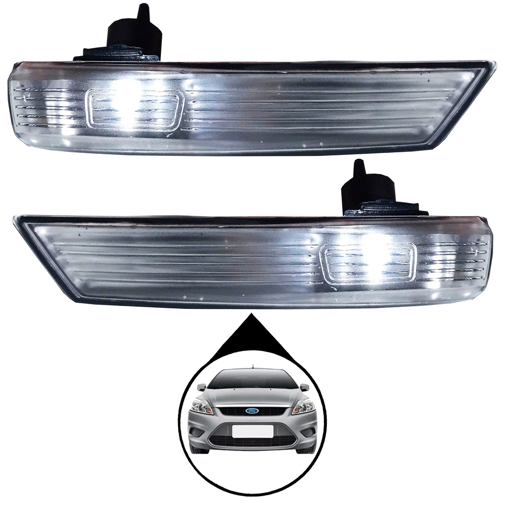 Par Pisca Retrovisor Focus 4 Portas 2007 Até 2018 em Oferta na Shopee