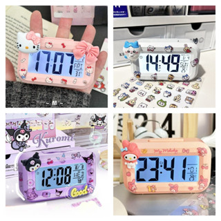 Bonito Chiikawa Kuromi Melody Estudante Night Light Despertador-Crianças Wake-Up Gadget Presente De Aniversário em Oferta na Shopee