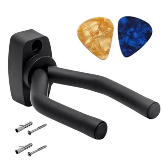 Suporte de Parede Violão Cavaquinho Ukulele Guitarra Violino + 2 Palhetas