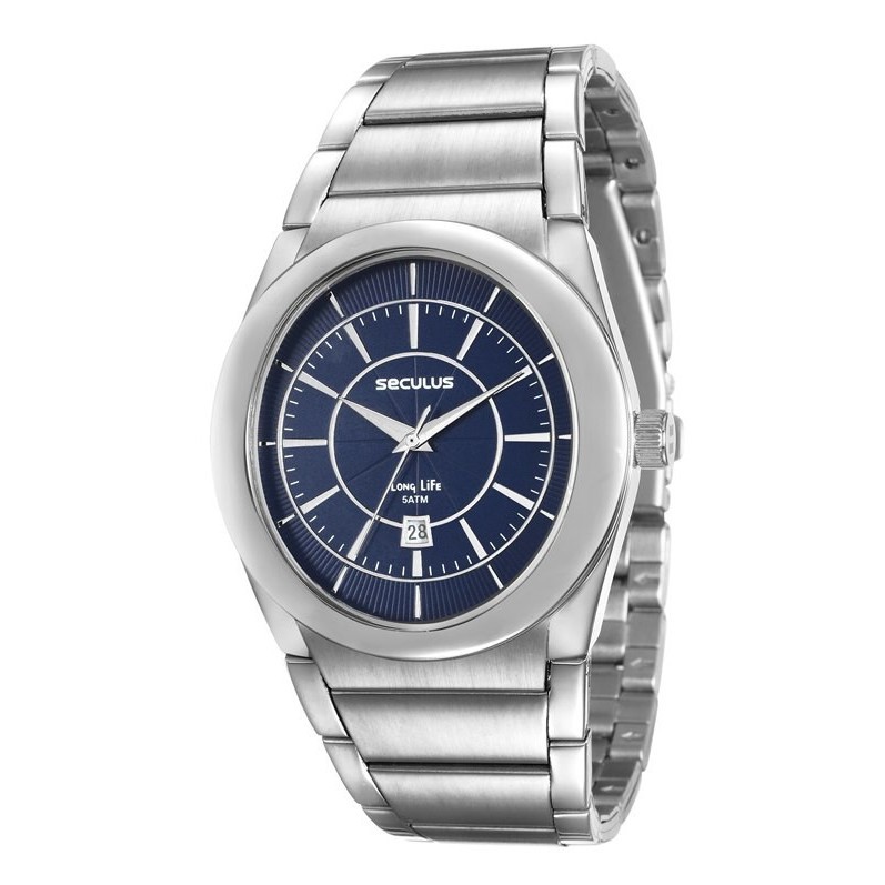 RELÓGIO SECULUS MASCULINO PRATA 23537G0SVNA2