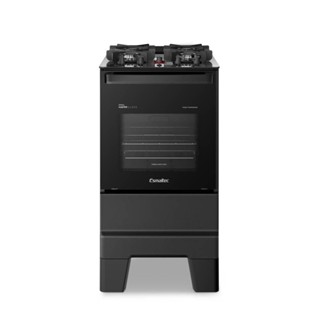 Fogão Esmaltec Ideal Master Glass 4 Bocas Preto Bivolt em Oferta na Shopee