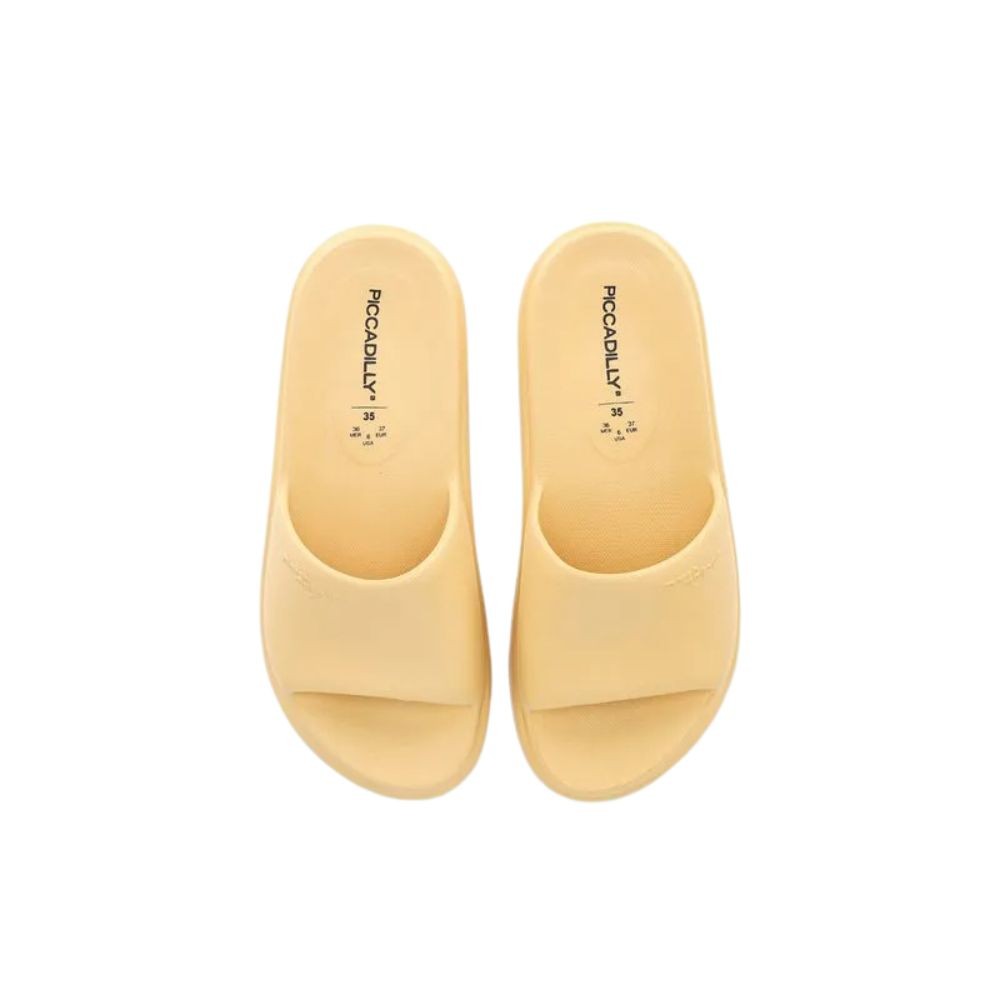 Chinelo Slide Piccadilly Marshmallow Feminino