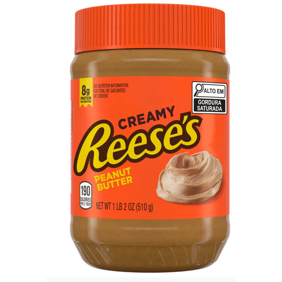 Pasta De Amendoim Creamy Peanut Butter Reese's 510g