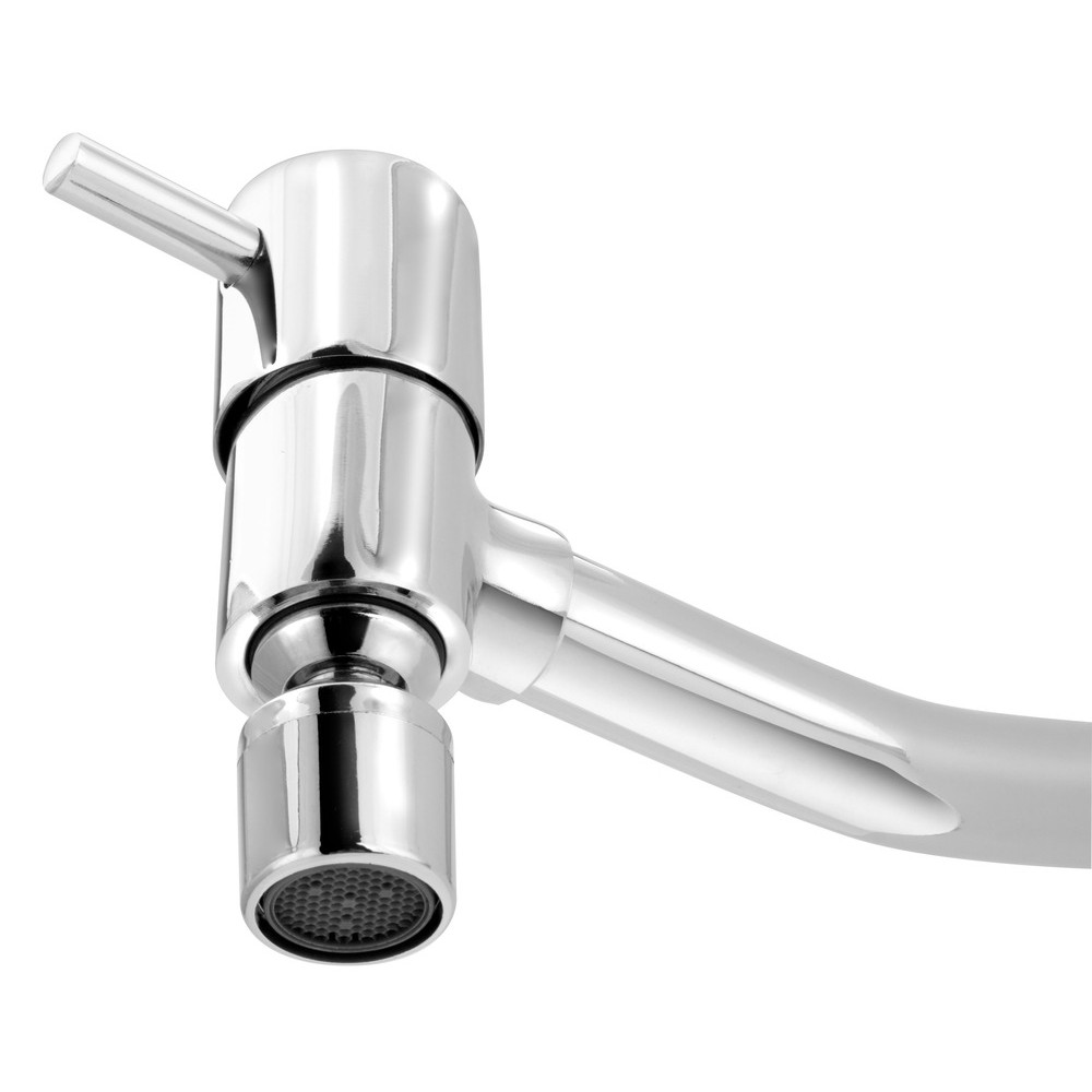 Torneira para Tanque/jardim/cozinha Reta Parede Metal 1/4v — imagem 2 de 2