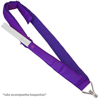 Talabarte Almofadado Mascate Percussão cores diversas - alça 1 gancho aberto surdo caixa alfaia repique repinique  samba