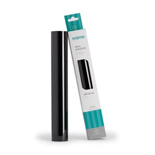Adesivo Vinil Metálico - Preto - Mimo - 30,5 cm x 1,22 m - 1 Unid em Oferta na Shopee