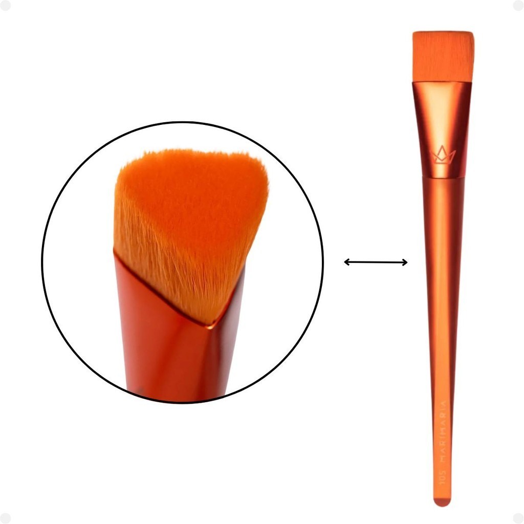 Pincel Triangular Para Base Mari Maria Makeup MM-105 Promoção
