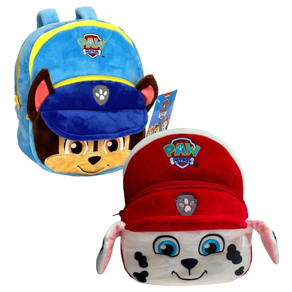 Patrulha Canina 1x Mochila Infantil Pelúcia - Candide