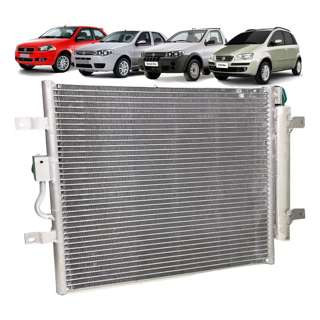 Condensador Palio Weekend Idea Siena Strada 1.8 2003 Fluxo em Oferta na Shopee