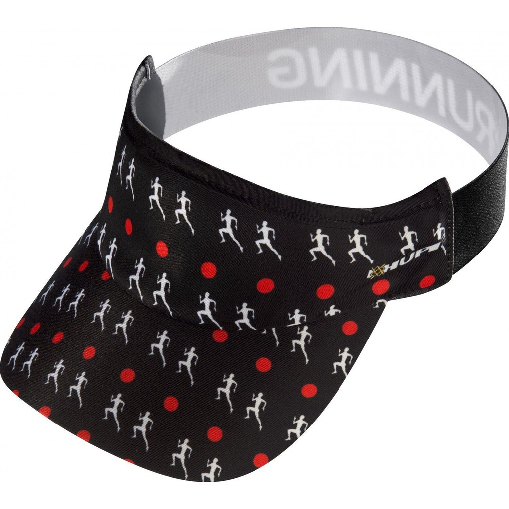 Viseira para Corrida HUPI Love Run Preto em Oferta na Shopee