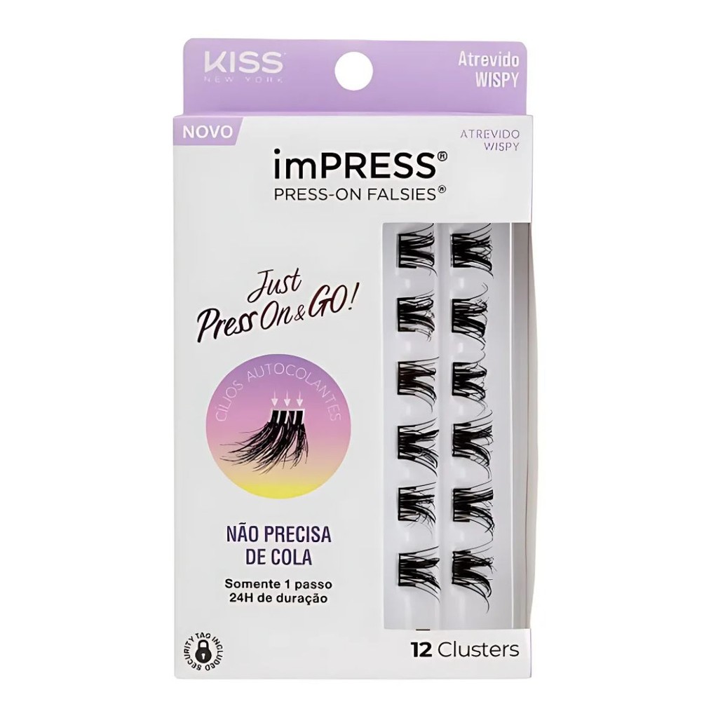 Kiss Impress Cilios Mini Refil 12