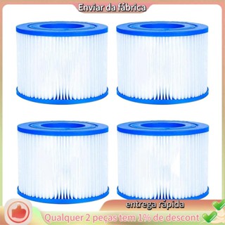 Para Filtro De Piscina Tipo VI , 4 Pacotes De Banheira De Hidromassagem Inflável E Substituição De SPA Compatível Com 90 em Oferta na Shopee