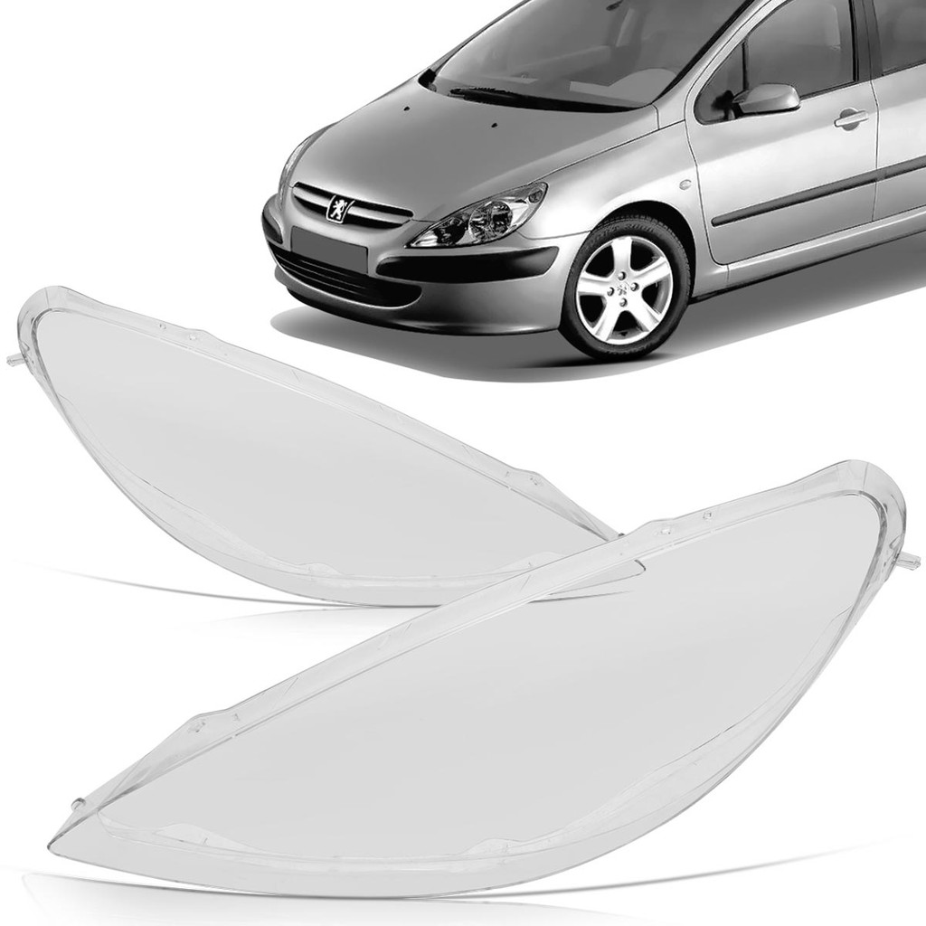 Lente Farol Peugeot 307 2003 2004 2005 2006 em Oferta na Shopee