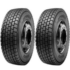 Kit 2 Pneus 215/75R17.5 Borrachudo 16 Lonas Xforza Xbri