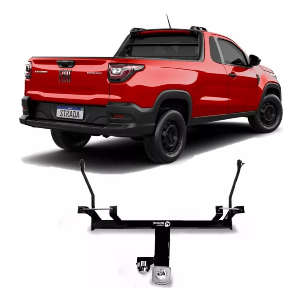 Engate Reboque Fiat Strada Endurance Cs 2021 2022 2023 500kg