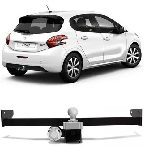 Engate  reboque Peugeot 208 450kg Forte e Resistente Reforçado tOP