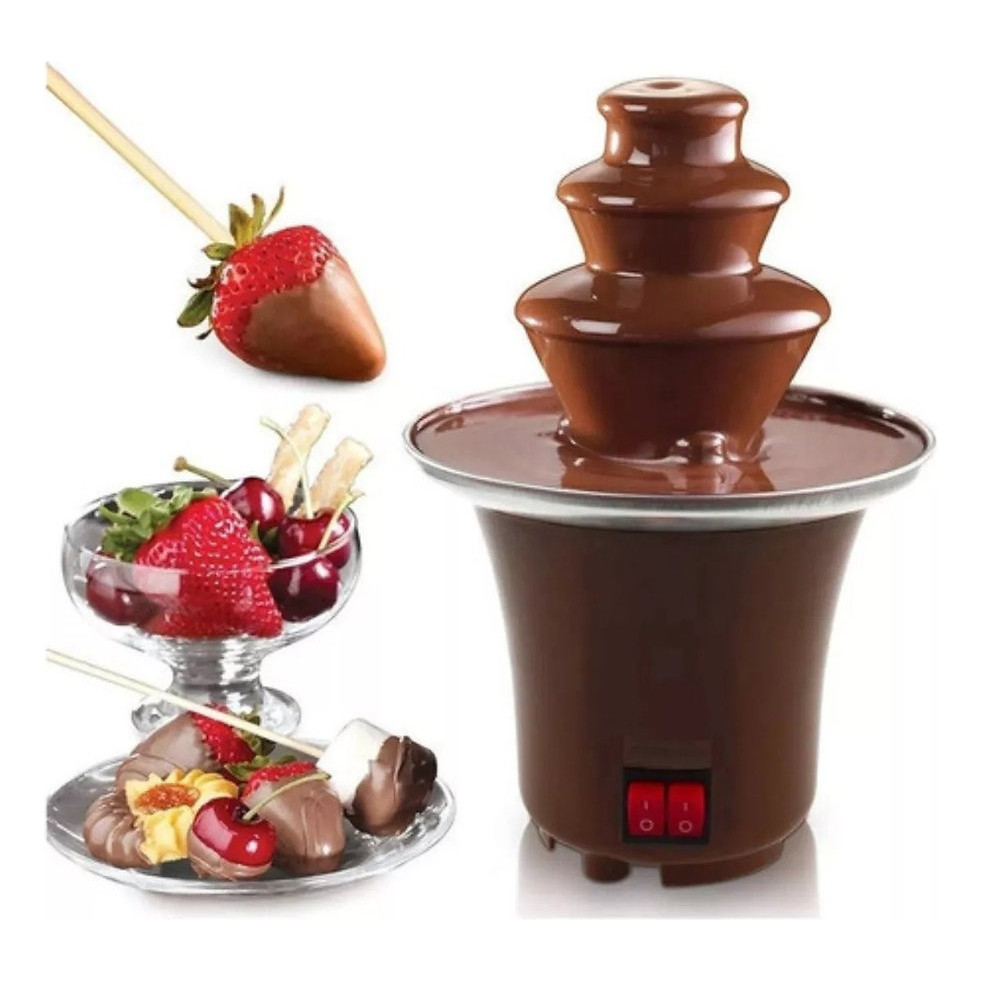 Maquina De Chocolate Torre Cascata Para Buffet Sobremesa
