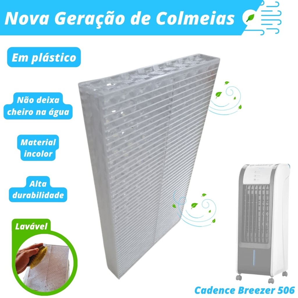 Colmeia Plástica Lavável para Climatizador - Cadence Breezer 506