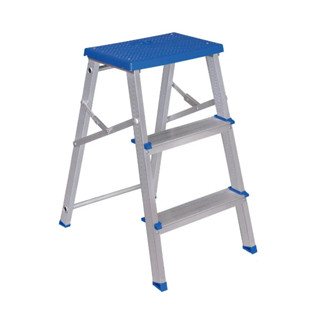 Escada Banqueta 3 Degraus Alumínio Suporta 120kg com Segurança Alumínio Durável e Antiderrapante em Oferta na Shopee