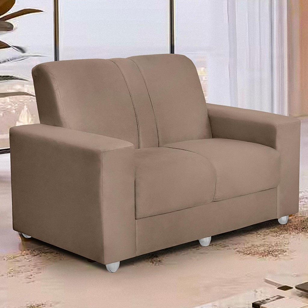 Sofá Roma 2 lugares Suede - Sofá Casa