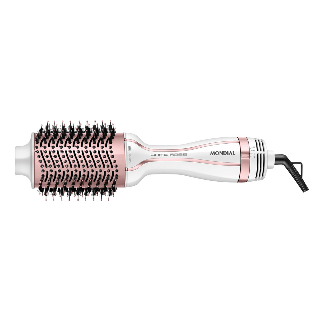 Escova Secadora Mondial Branco e Rose Gold 1200W ES-50 - Home & Living