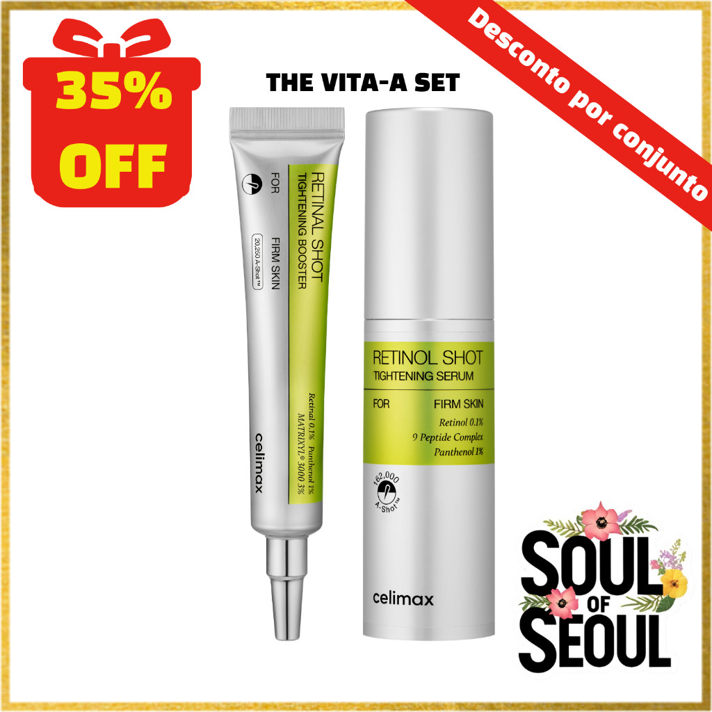 CELIMAX THE LIFE-A RETINAL SHOT TIGHTENING BOOSTER (15ml) + Soro RETINOL (30ml)
