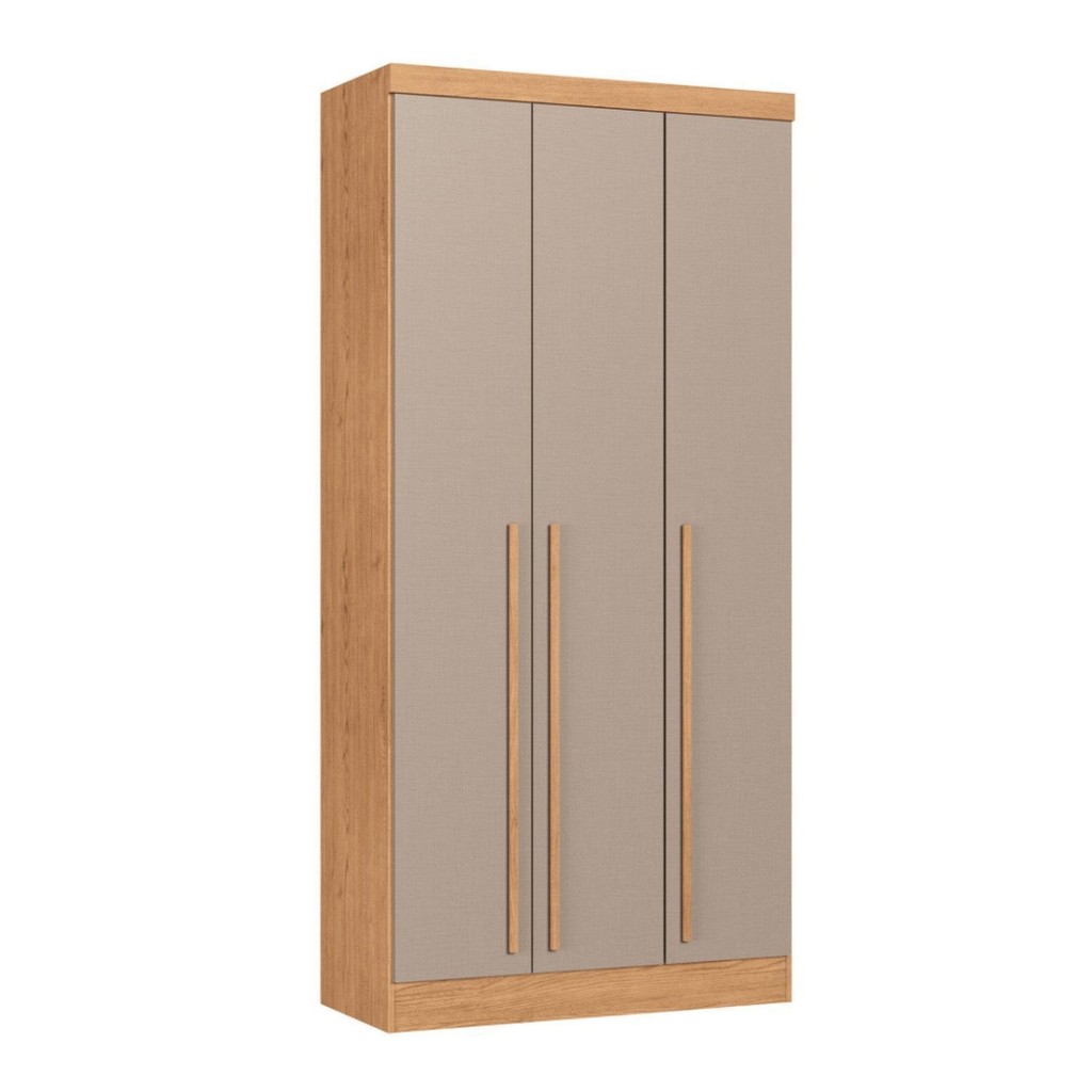 Módulo Guarda-roupa 3 Portas Infinity Cedro/ Duna Line em Oferta na Shopee