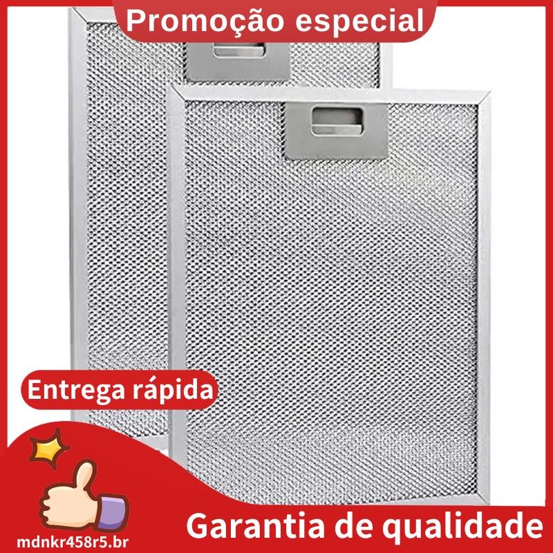 2 Peças Filtros De Exaustor De Malha De Metal Filtro De Ventilação 320X260mm Exaustores De Cozinha Óleo Graxa . mdnkr458 em Oferta na Shopee