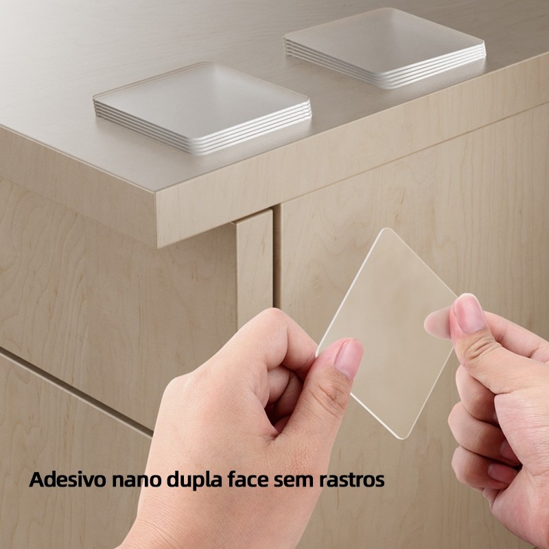 120 Pcs Fita Adesiva Dupla Face Forte e Removível para Montagem em Paredes de Madeira em Oferta na Shopee