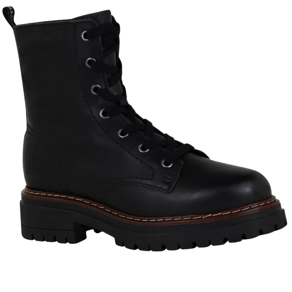Bota Coturno Couro Bottero Feminina