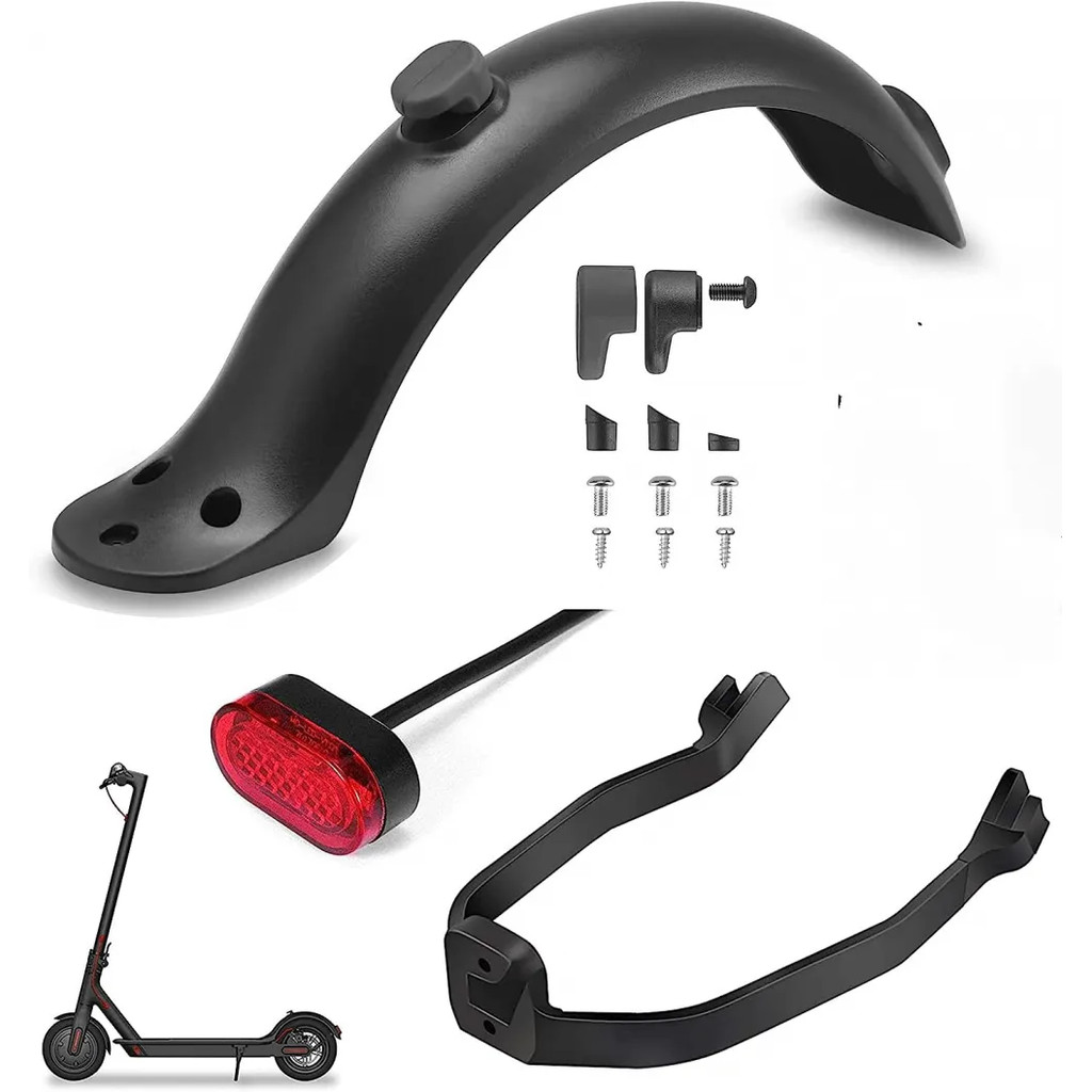 Paralama Traseiro Com Luz De Freio Patinete Elétrico Foston e Xiaomi M365