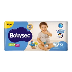 Fralda Babysec Galinha Pintadinha Ultrasec Hiper G com 60un