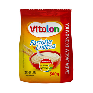 Farinha Láctea Vitalon - 500g - Fonte de Ferro e Zinco em Oferta na Shopee