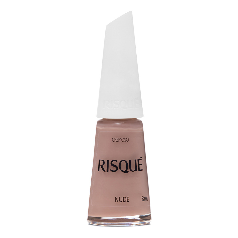 Esmalte Risqué Nude Cremoso Nude 8ml em Oferta na Shopee