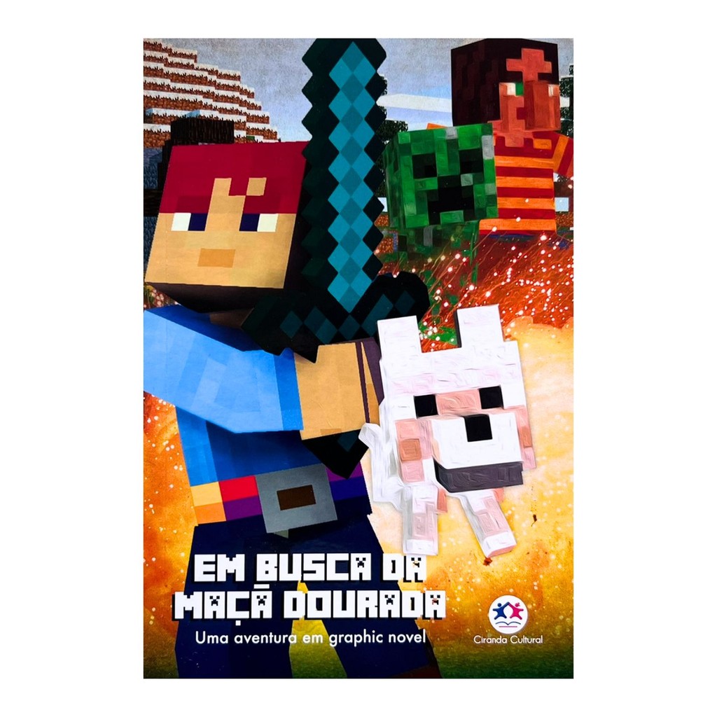 Livro Minecraft - Em Busca da Maçã Dourada (Livro 1) – Megan Miller, Editora Ciranda Cultural