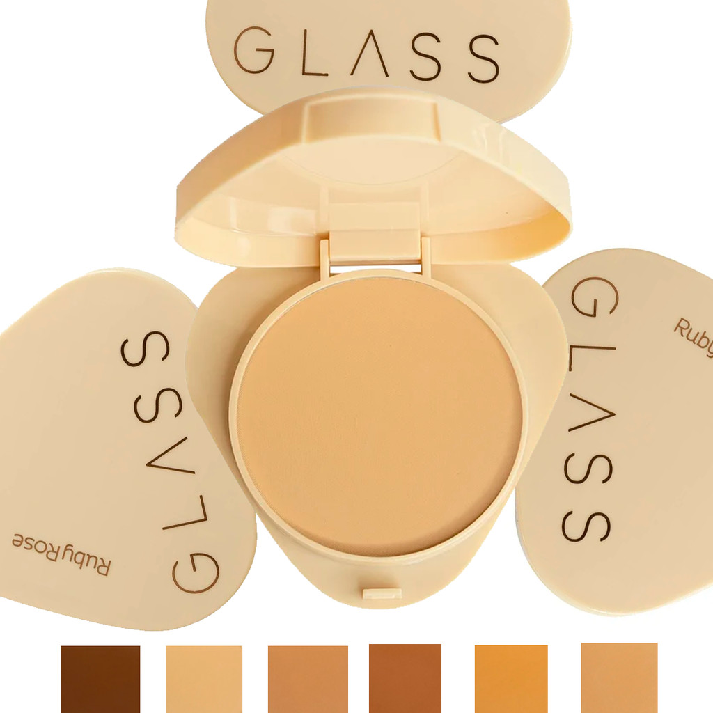 Po Compacto Ruby Rose Glass HB863 em Oferta na Shopee