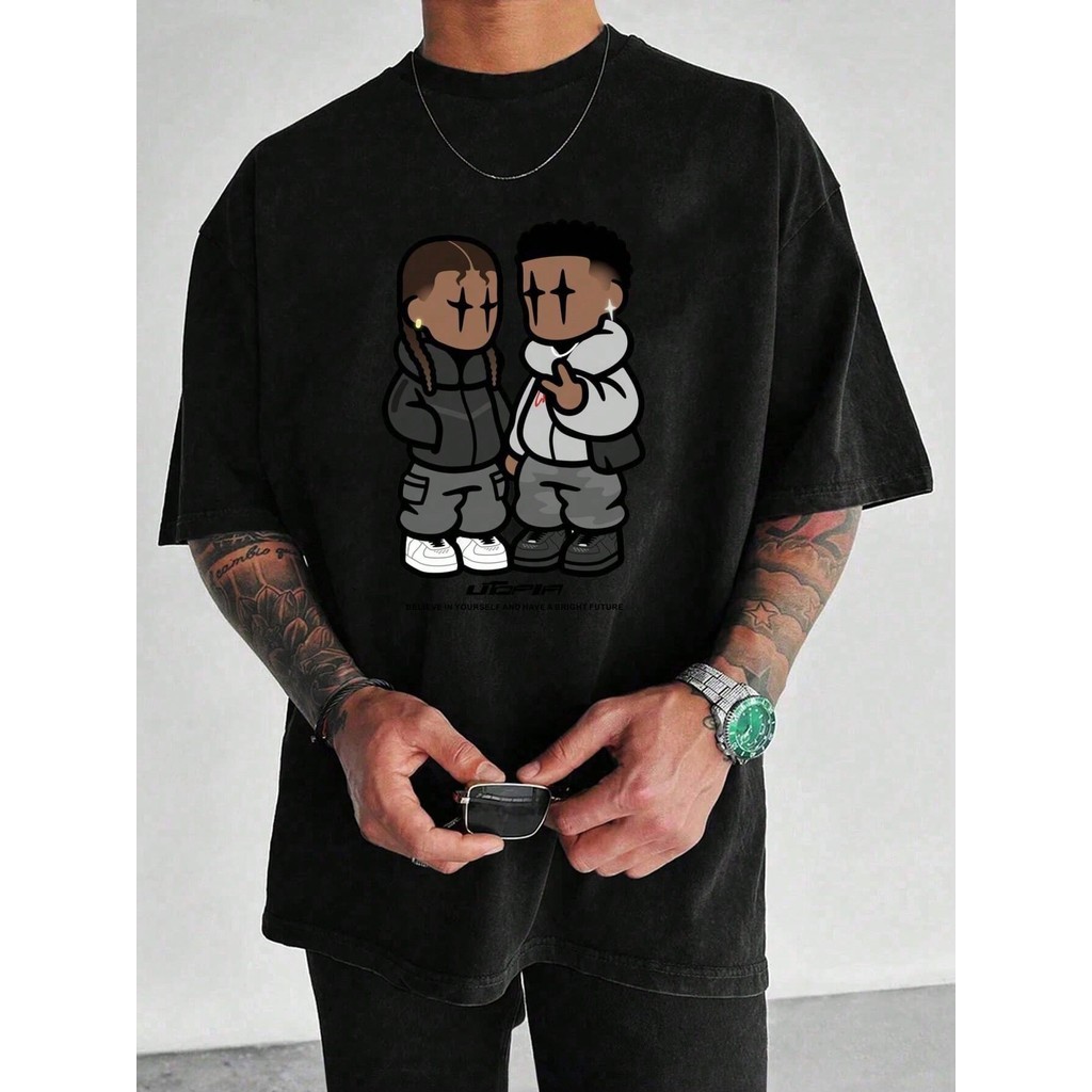 Camiseta Streetwear Camisa Blusa Unissex Masculino Feminino 100% Algodão Top Premium Streetwear Lançamento 