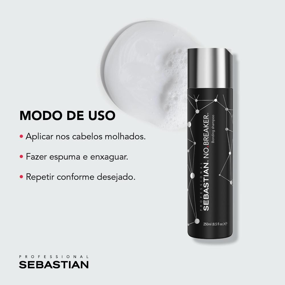 Detalhes do Sebastian Professional No Breaker Shampoo  1000ml