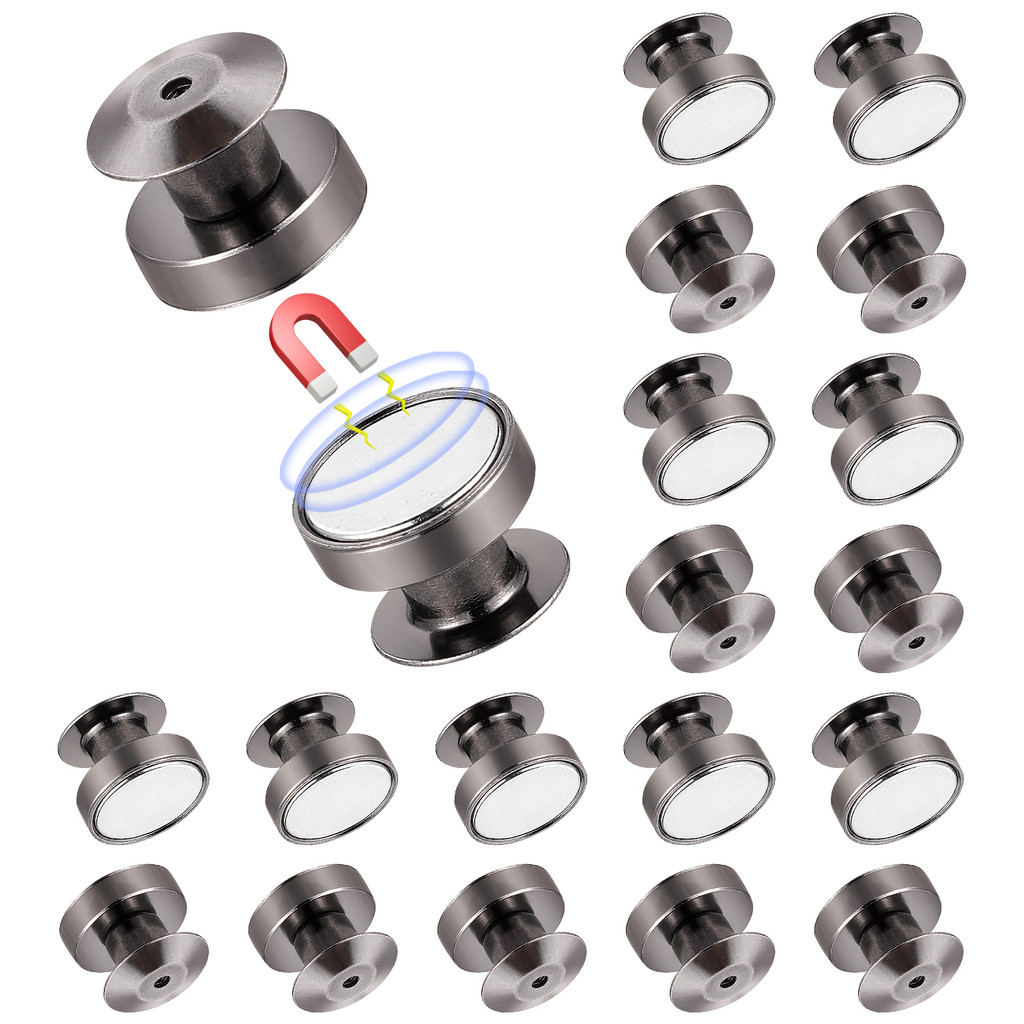 Conjunto De 10 Peças De Pinos Magnéticos , Pino De Travamento Converte Para Ímãs De Geladeira , Broches , Distintivo em Oferta na Shopee