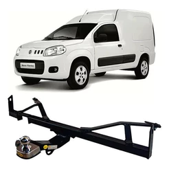 Engate Reboque Fiat Fiorino 2013 2014 2015 2016 2017 2018 2019 2020 2021 2022 2023 2024 700kg reforçado bOM
