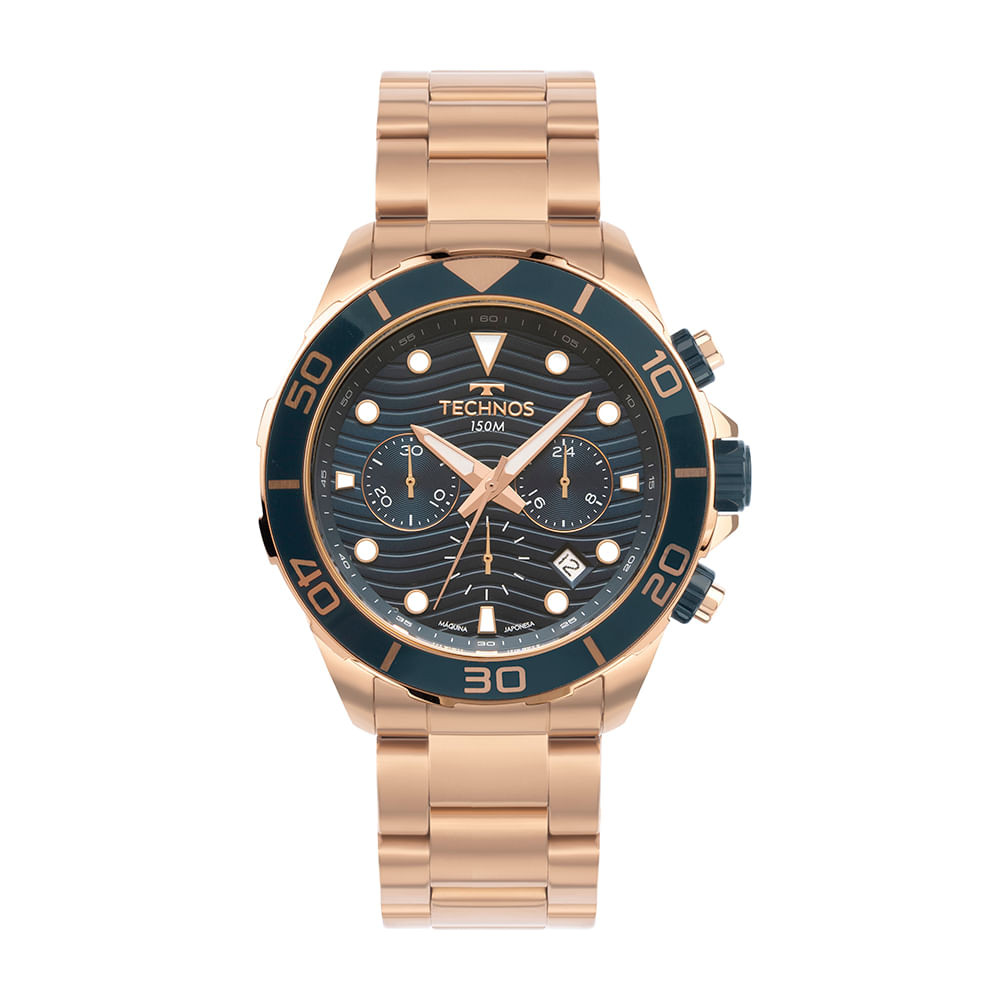 Kit Technos Masculino Acqua Rosé Edição Especial Torben Grael  - JS25BBW/1A - Watches