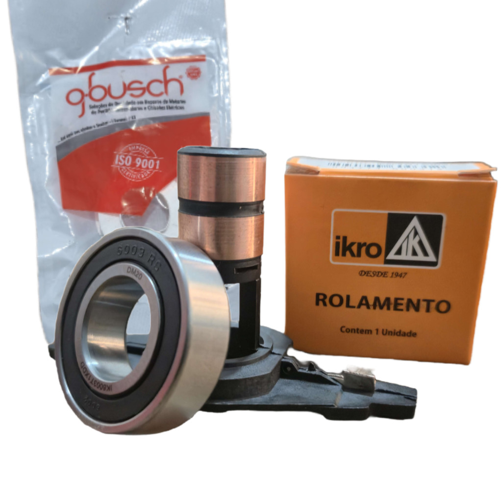 Kit Reparo Alternador Marelli com Rolamento, Coletor e Capa em Oferta na Shopee