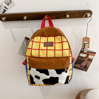 Mochila de Estilo Japonês Leve Simples de Ombro Duplo Grande Capacidade para Meninos e Meninas da Jardim de Infância Moc