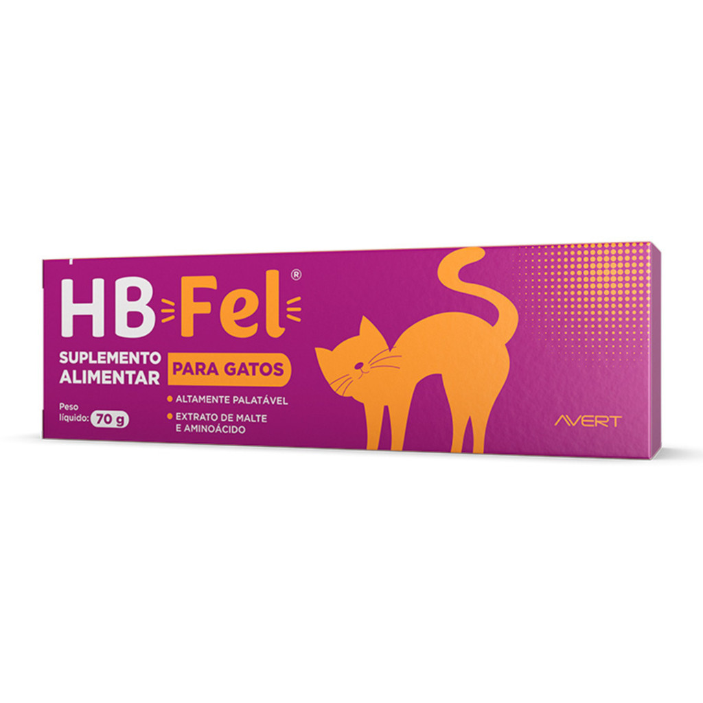 Suplemento Alimentar HB Fel Avert para Gatos 70gr em Oferta na Shopee