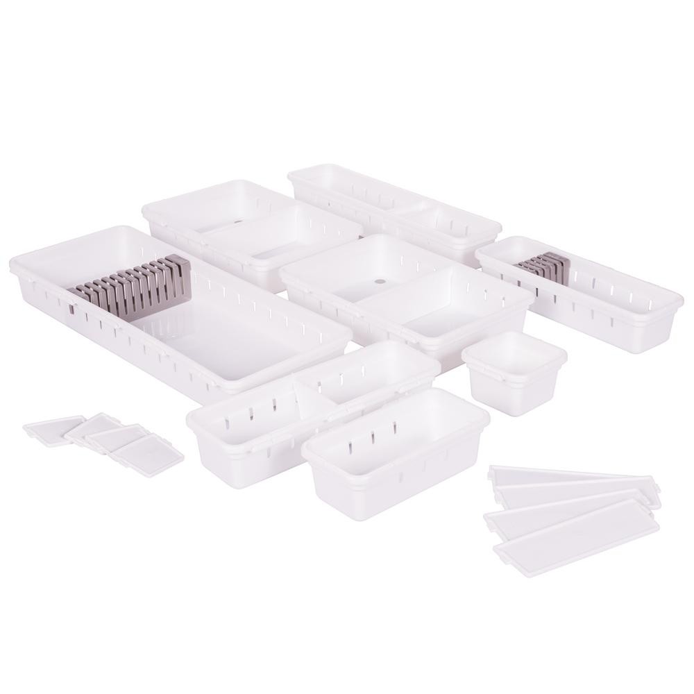 Kit Organizador de Gavetas e Armários 23 Peças em Oferta na Shopee