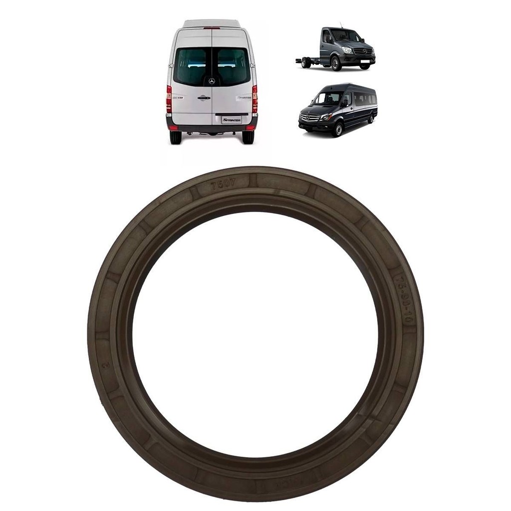 RETENTOR CUBO DA RODA TRASEIRA MERCEDES BENZ SPRINTER 515 (RODADO DUPLO) 2012 A 2024 - 7507-BRAGF