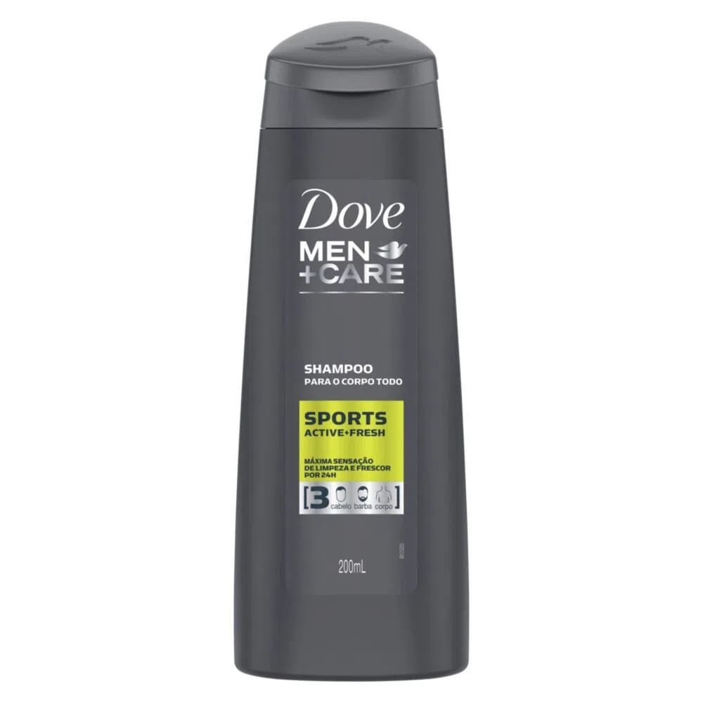 Shampoo Dove Men Care Sports 3 Em 1 200ml - Beauty